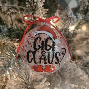 Custom "Gigi" Claus Ornament